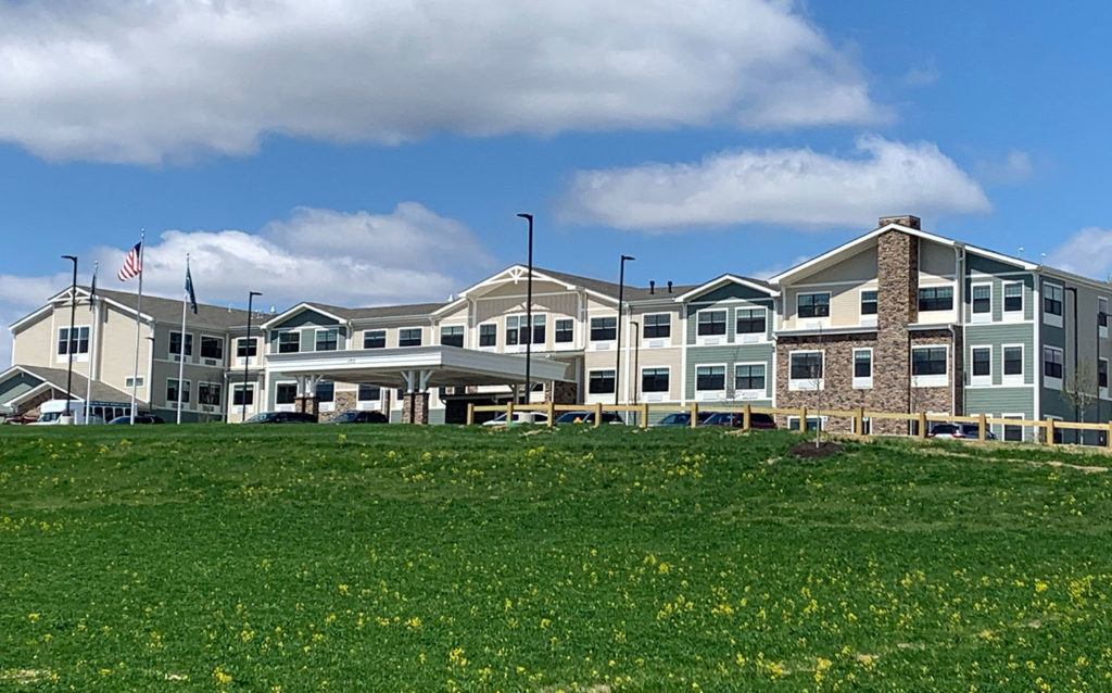 wide shot of Traditions of Columbus facility