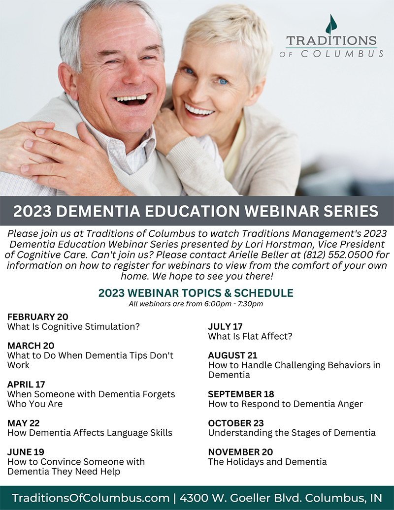 2023 Dementia Education Webinar Series