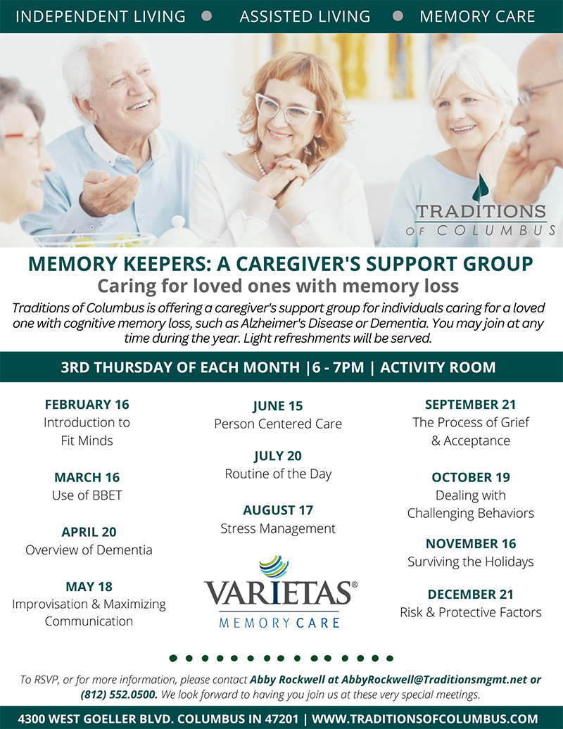 MEMORY KEEPERS: A CAREGIVER'S SUPPORT GROUP