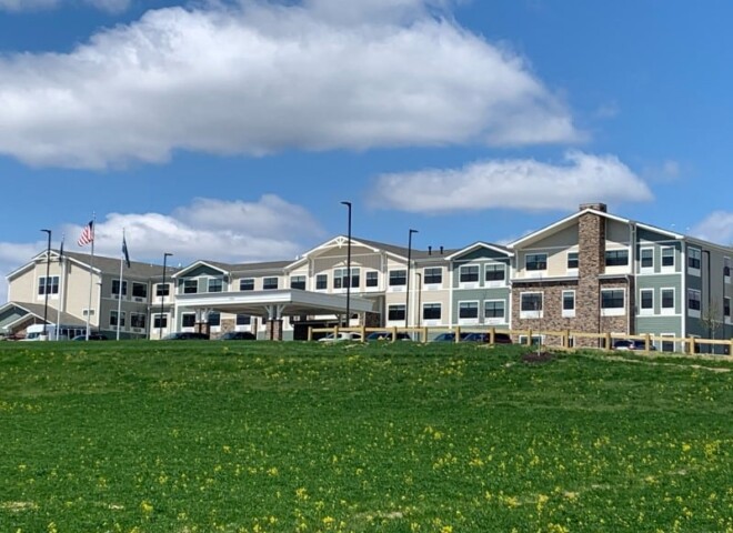 wide shot of Traditions of Columbus facility